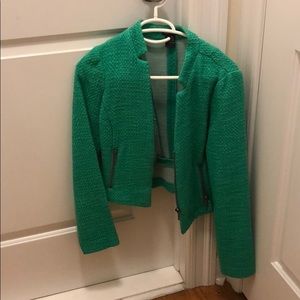 Green blazer